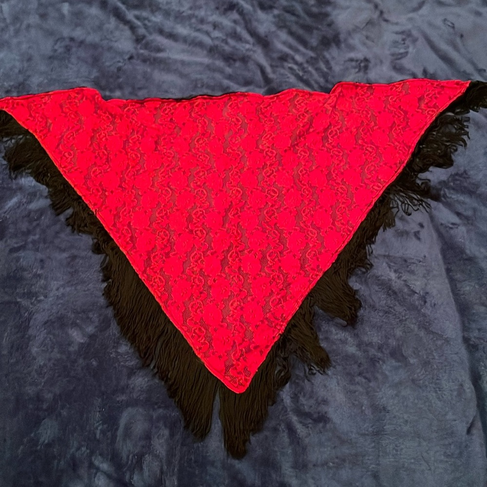 shall fringe and dentelle